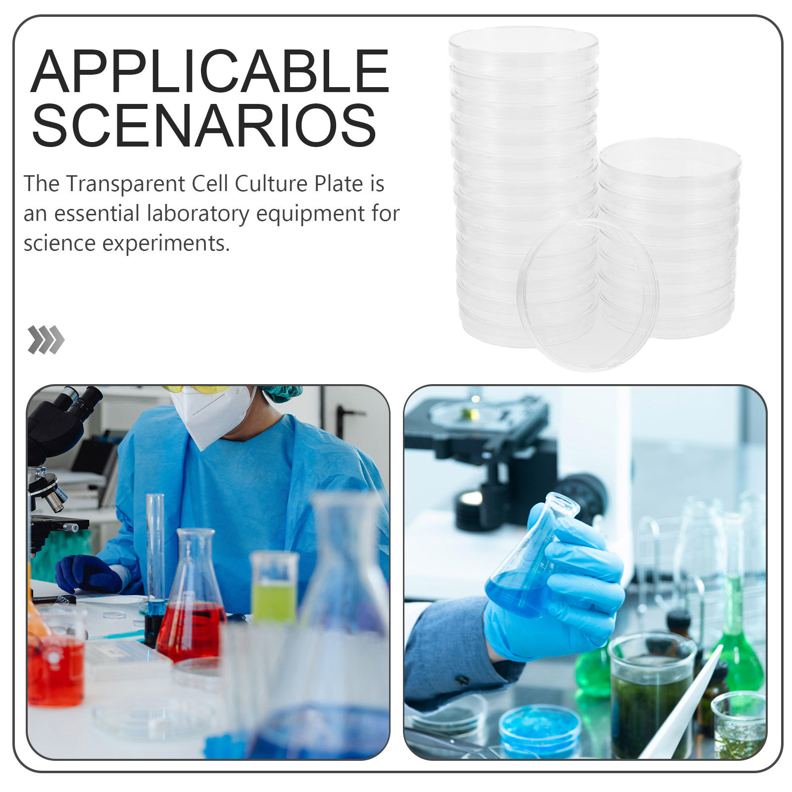 20Pcs Reliable Sterile Petri D - Agar Tissue Culture 评论和价格